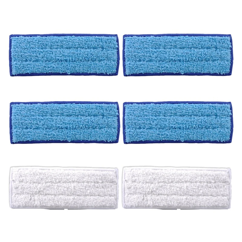 

6 Pack Washable Mopping Pads for IRobot Braava Jet 240 241 Included ,4 Pcs Wet Pads, 2 Pcs Dry Pads