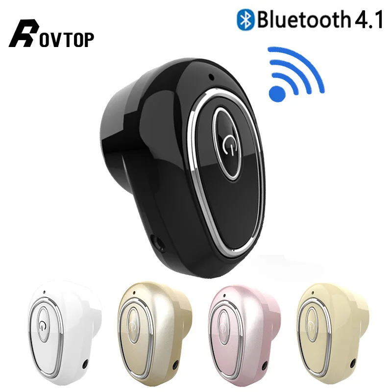 Беспроводные Bluetooth наушники Rovtop S650X 4 1 вкладыши мини спортивные с микрофоном