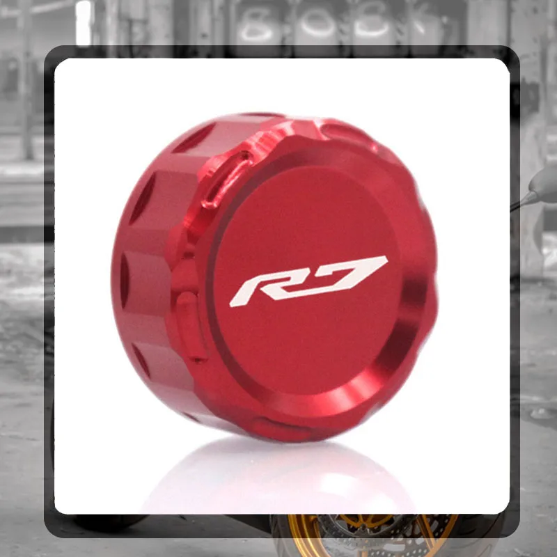 

Новинка для YAMAHA YZF R7 YZF-R7 YZFR7 2021 2022 аксессуары для мотоциклов CNC Задняя Тормозная жидкость резервуар Крышка цилиндра Крышка