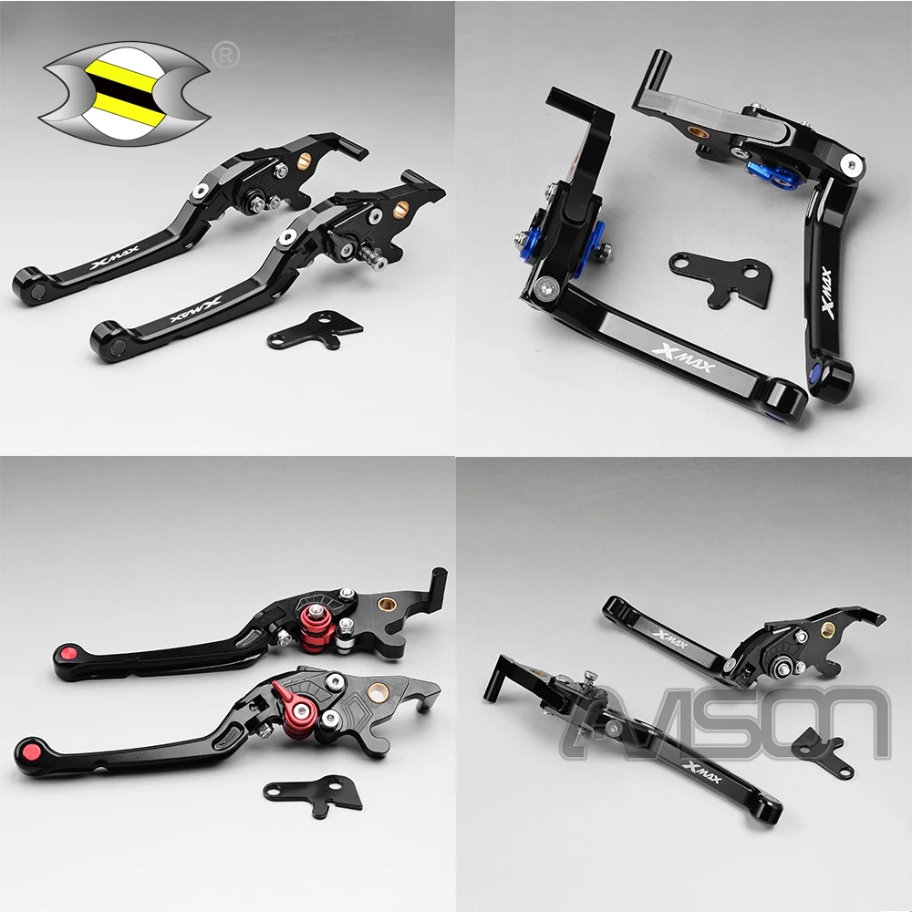 For X Max Xmax 300 125 400 2016 2019 Parking Lock Brake Levers Cnc