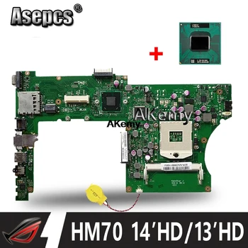 

Asepcs X401A Laptop motherboard for ASUS F401A X401A X301A Test original mainboard HM70 14"HD/13"HD Mainboard send CPU