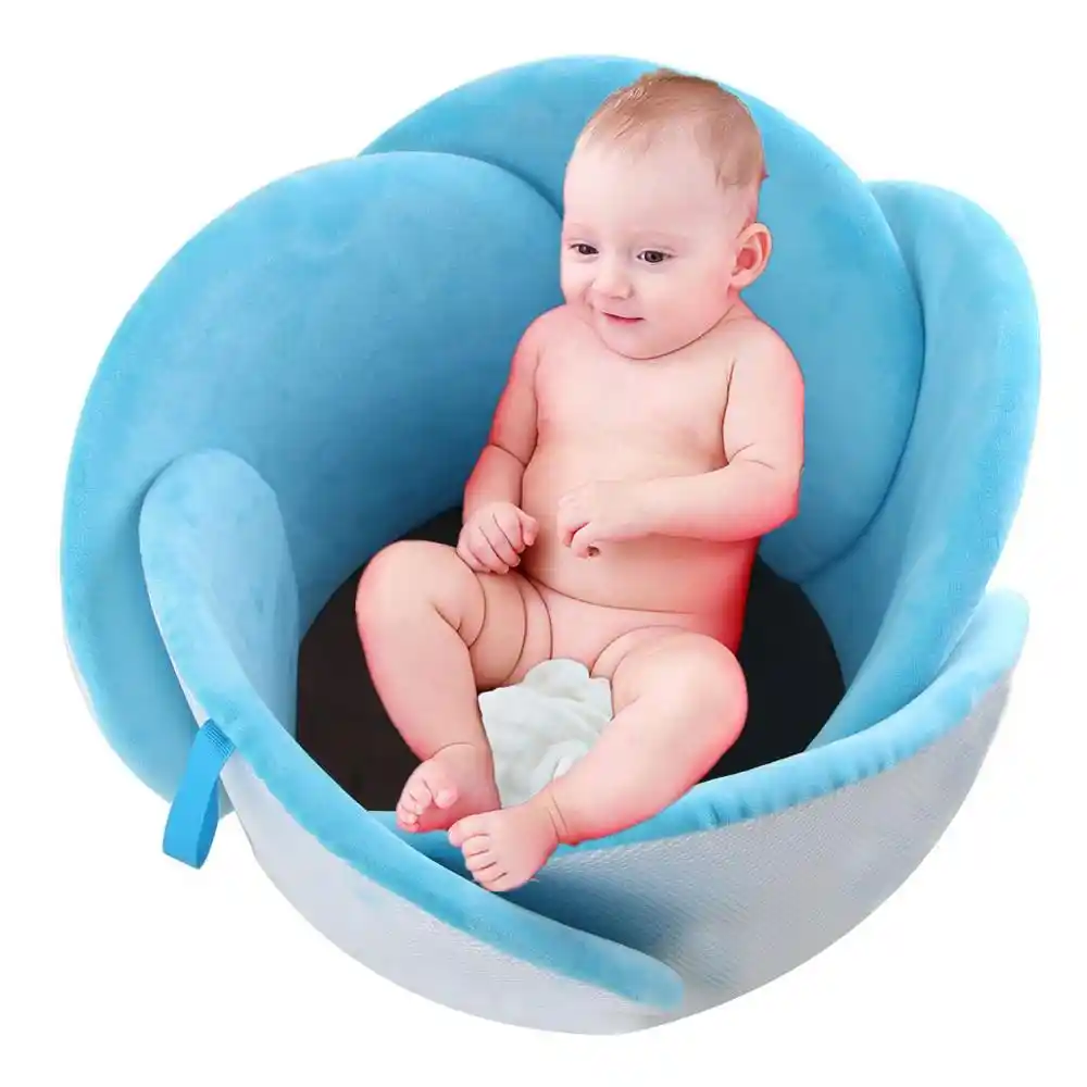 Baby Bath Lotus Cushion Sink Bather Petal Newborn Bathtub Mat Bathing Tub Seat Support Lounger Flower Bathing Safety Sink Pad Towels Aliexpress