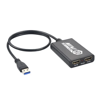 

HOT-USB to HDMI Adapter Output Two Different Pictures