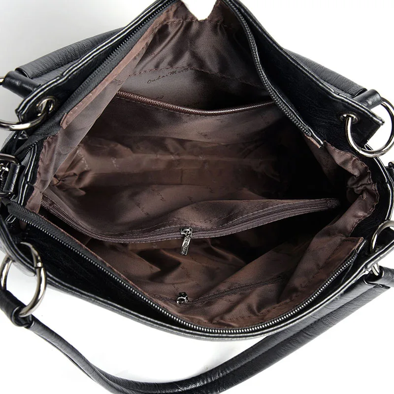 Роскошные женские сумки, дизайнерские кожаные сумки высокой емкости, большие сумки через плечо для женщин, сумка-тоут для путешествий