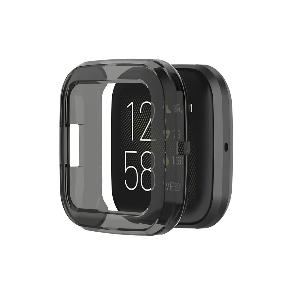 Ouhaobin, мягкий ТПУ чехол, защитный чехол для Fitbit versa 2, Смарт-часы, ультра-тонкий чехол с кристаллами, защитный чехол 926#2