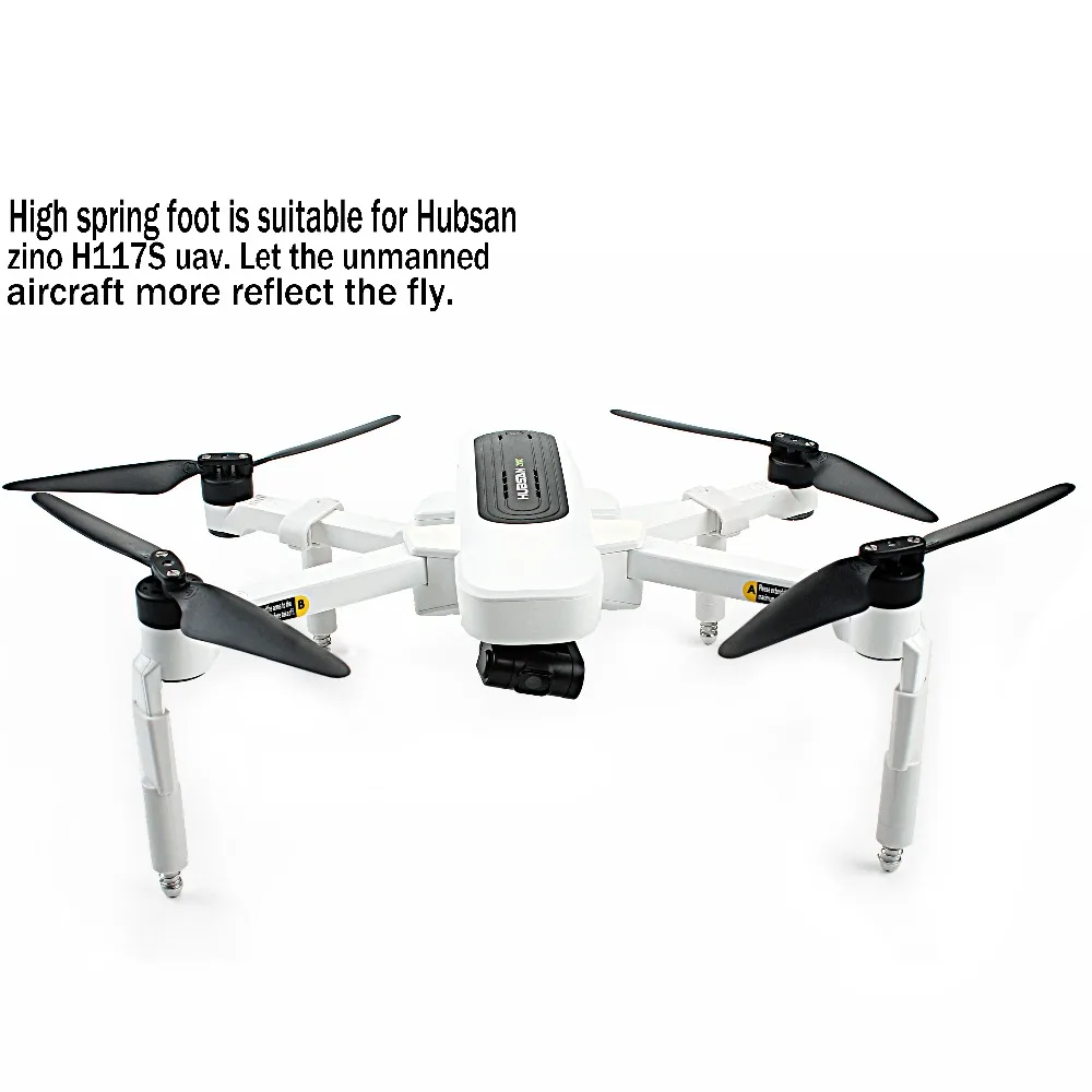 Hubsan H117S Zino gps 5,8G 1 KM brazo plegable FPV con cardan UHD 4 K cardan de 3 ejes Радиоуправляемый Дрон Квадрокоптер RTF de alta velocidad