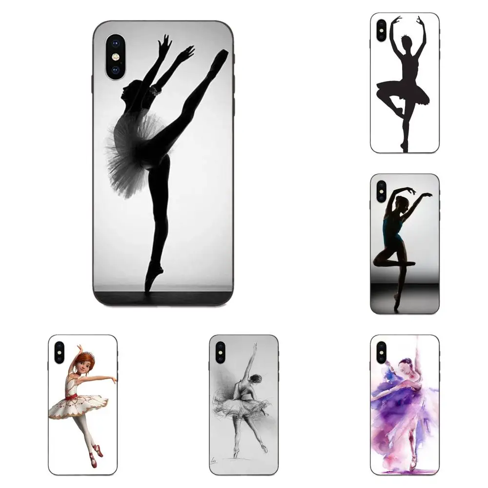 

Ballerina Girl Dancing TPU Cute Skin For Xiaomi Redmi Note 3 3S 4 4A 4X 5 5A 6 6A 7 7A K20 Plus Pro S2 Y2 Y3