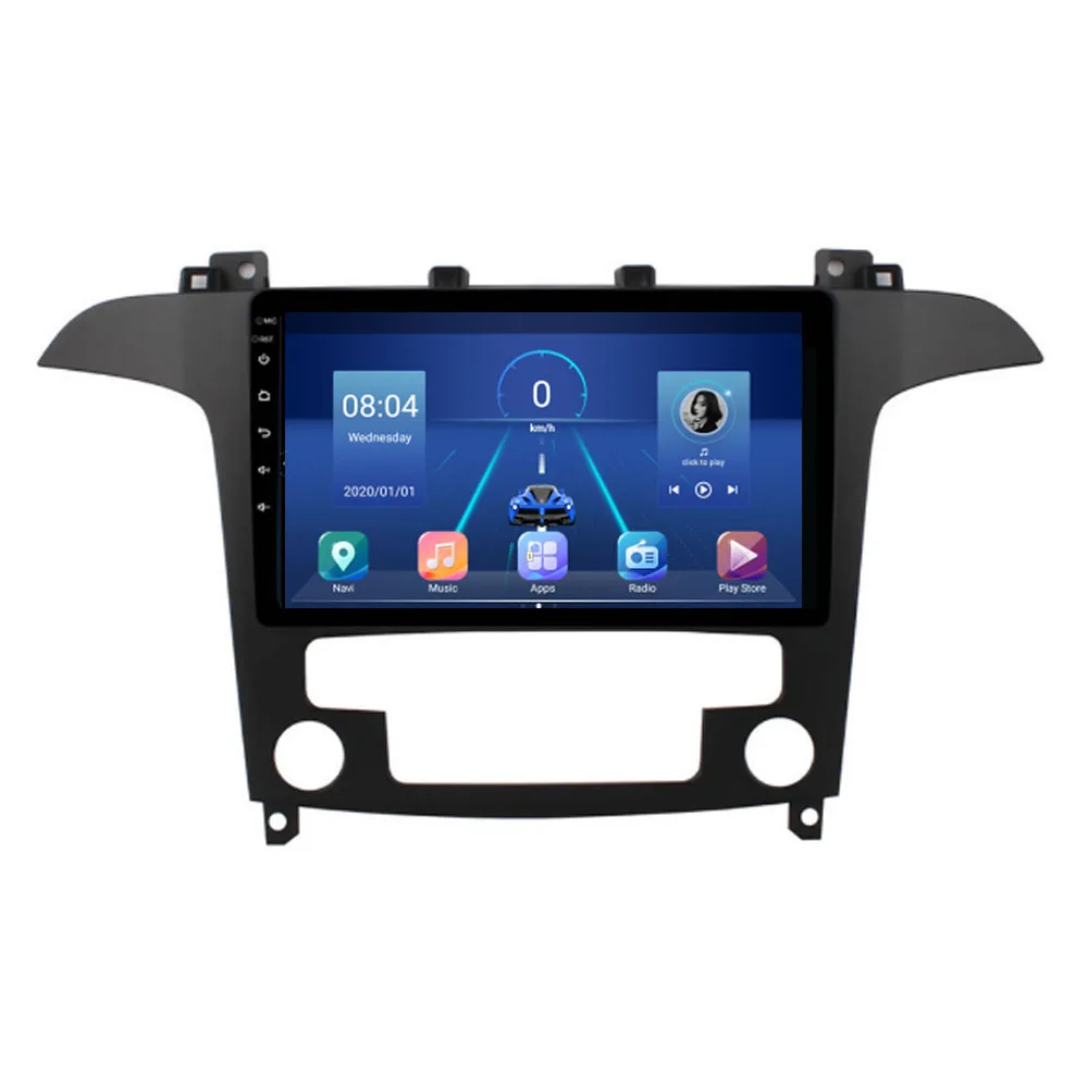 4G LTE Android 10 1 для FORD Focus Mondeo C-MAX S-MAX Galaxy II Kuga Мультимедиа Стерео DVD плеер навигация GPS
