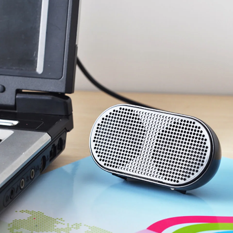 Портативная звуковая коробка OUTMIX мини колонка с питанием от USB стереоколонка для