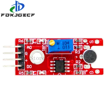 

Microphone Voice Sound Sensor Module For Arduino Analog Digital Output Sensors KY-038