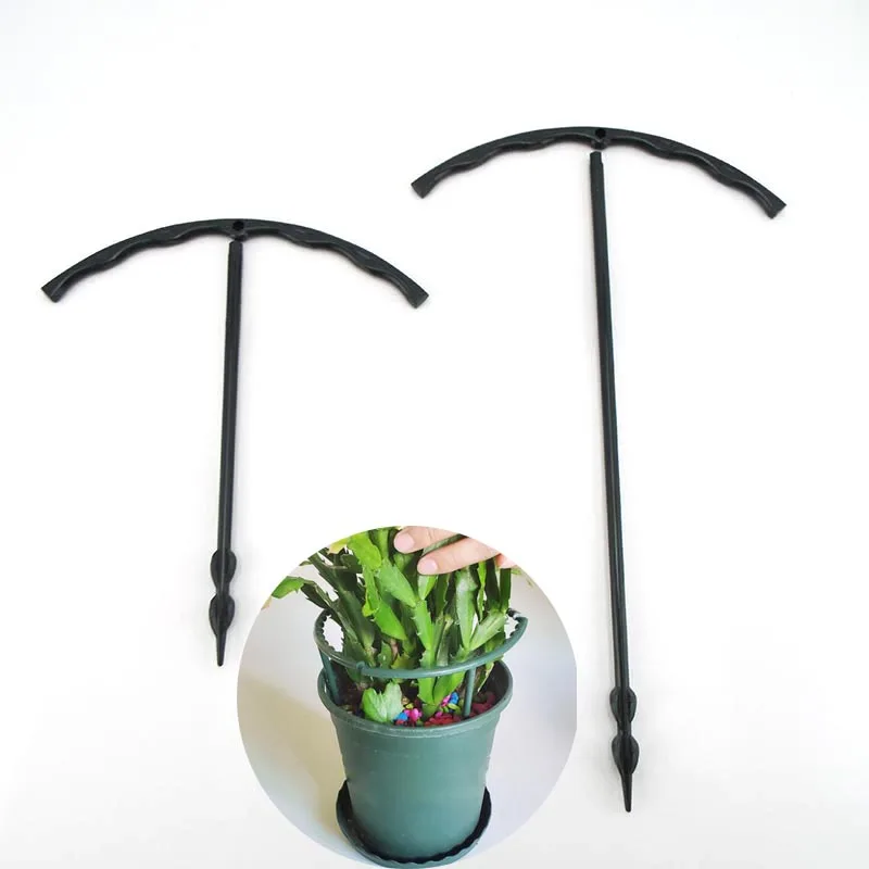 

4x DIY Plant Support Ring Frame Garden Mini Climbing stand holder Vegetables Plastic Bracket Trellis Flower gardening supplies