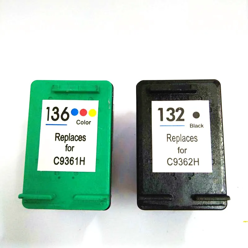 Einkshop для hp 132 136 совместимый чернильный картридж Photosmart 2573 C3183 1513 Officejet 6213 D4163 HP