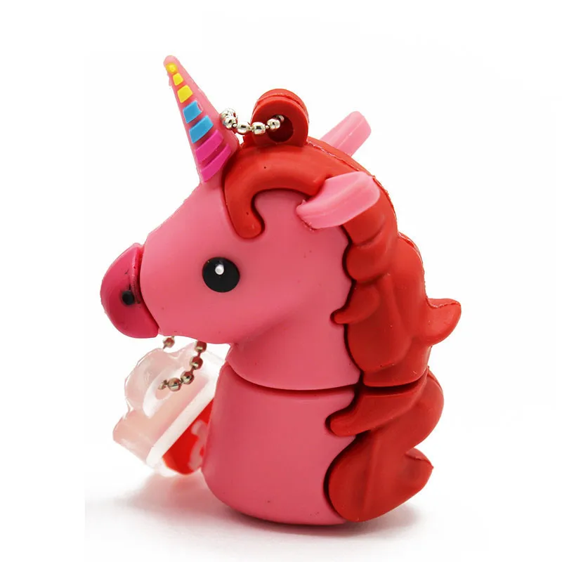 USB флеш накопитель TEXT ME в виде милых мультяшных животных единорог 6 стилей 4 ГБ 8 16 32