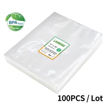 

YUMYTH 50/100Pcs Vacuum Bags BPA-Free Embossed Vacuum Sealer Packing Storage Bags Kitchen Appliance Sous Vide Bags For Food T106