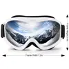 MAXJULI Brand Professional Ski Goggles Double Layers Lens Anti-fog UV400 Ski Glasses Skiing Men Women Snow Goggles 2