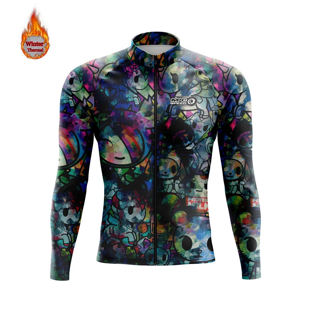 Cycling Winter Bicycle Long Sleeve Warm Jerseys Chaqueta Calefactable Bike Thermal jacket Sport Clothing Mtb Top Outdoor Uniform