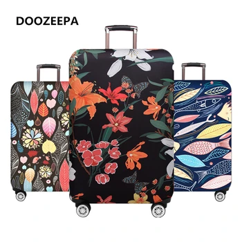 

DOOZEEPA New Luggage Protective Cover for Travel Thicken Dustproof Elastic Suitcase Cover for 18-32 Inch XL Travel Accessories