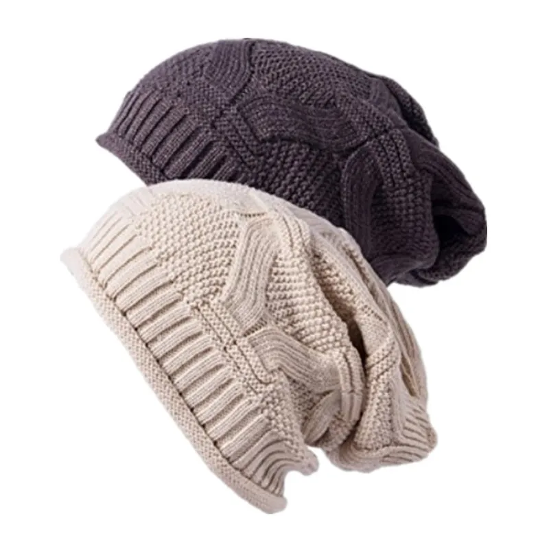 

Yarn Knitted Hat Hot Sales Autumn And Winter Warm Hip Hop Hat Set of Head Cap Customizable