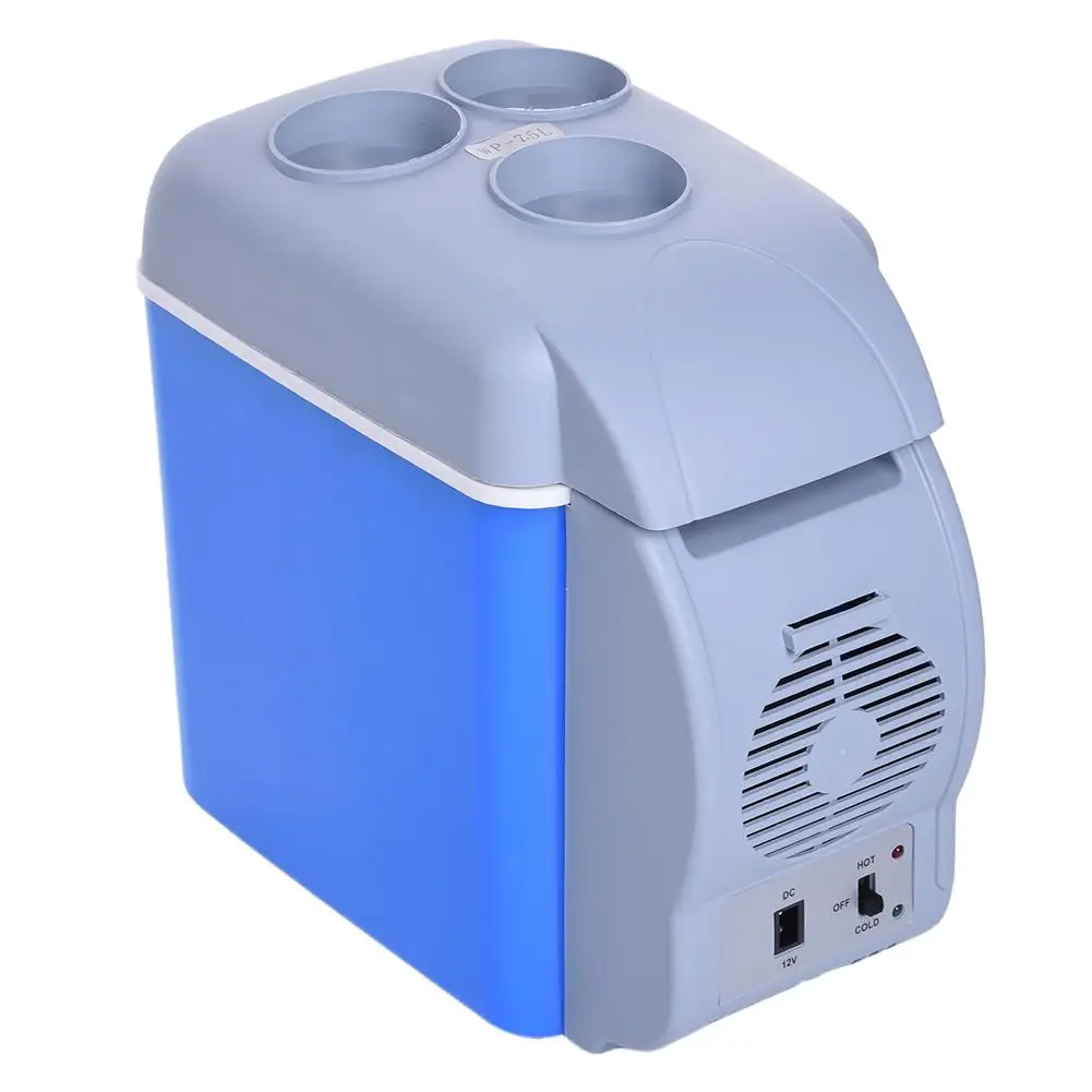 portable fridge for car 7.5L Portable Mini Auto Fridge Cooler Freezer Warmer Car Refrigerator Hot And Cold Double Use For Car mini fridge for car