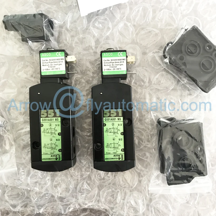 ASCO SCG551A001MS SCG551A001 MS 551 серии интегрированный пилот Пневматический электромагнитный клапан