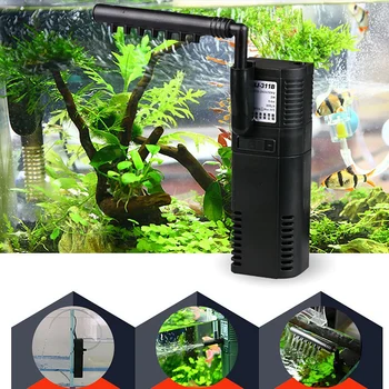 

Submersible HJ-111B/311B Filtration Pump Triple Aquarium Plastic Multi-function