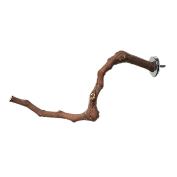 

Pet Parrot Bird Standing Stick Wild Grape Wood Pole Bird Cockatiel Parakeet Perches Bite Claw Grinding Toy Bird Cage Accessories