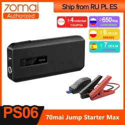 70mai – dispositif de démarrage d'urgence de voiture, courant de pointe Max 18000mah, courant de pointe 1000a, chargeur 8,0 l, batterie externe 12V 
