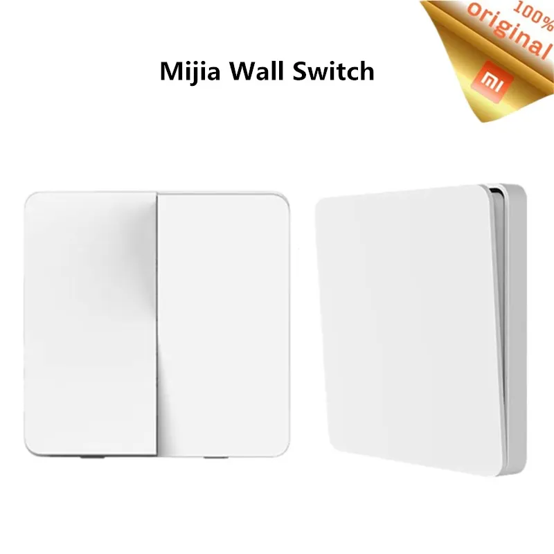 Оригинальный умный настенный выключатель Xiaomi Mijia одинарный двойной три открытый