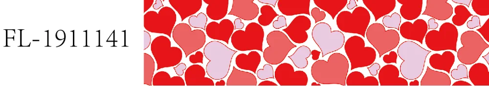 13 50 yards/lot) Latest 3 inch love heart and rose printed Valentine holiday ribbon - Цвет: 13