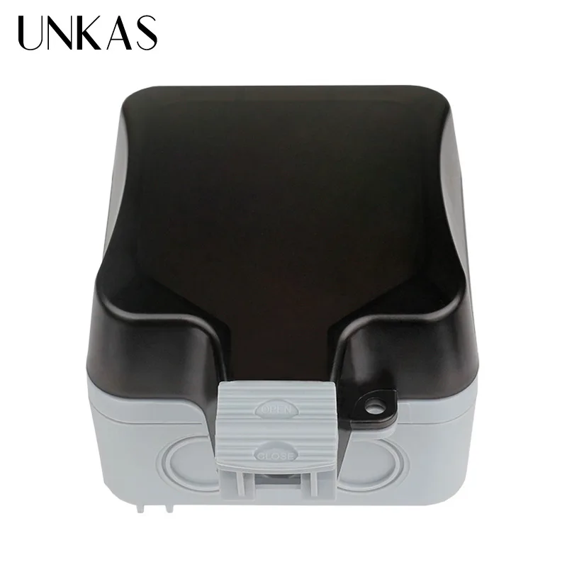 UNKAS IP66 погодозащищенная Водонепроницаемая наружная настенная электрическая