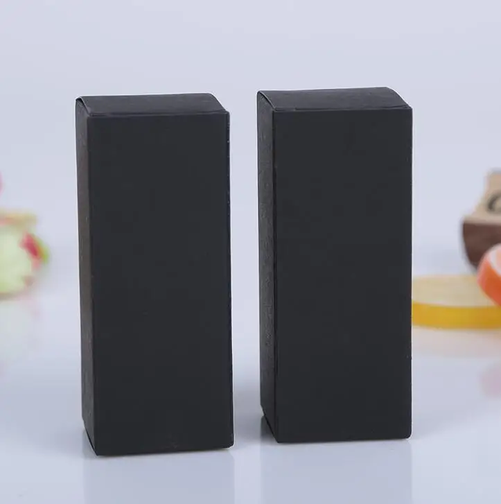 

10ml/15ml/20ml/30ml Black white kraft Paper Box DIY Lipstick Perfume Essential Oil Bottle storage box valve tube packing box