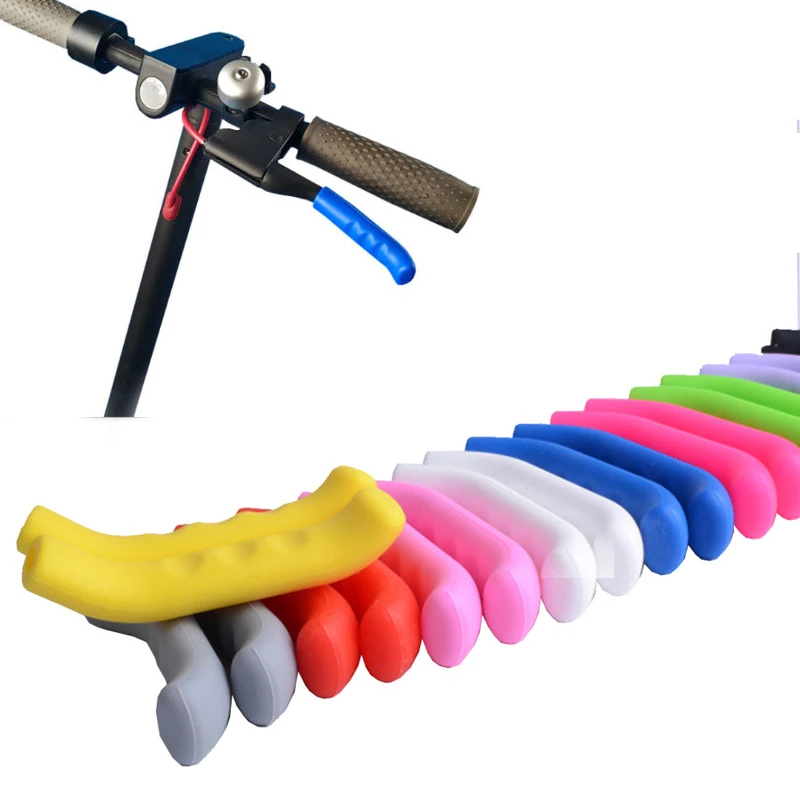 

2Pcs Brake Handle Grips Protector Cover for Xiaomi M365 Electric Scooter Silicone Multi Color Brake Replacement