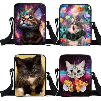 

Cute unicorn cat small crossbody bag girls boys shoulder bag kids schoolbag children schoolbag mini crossbody bag children