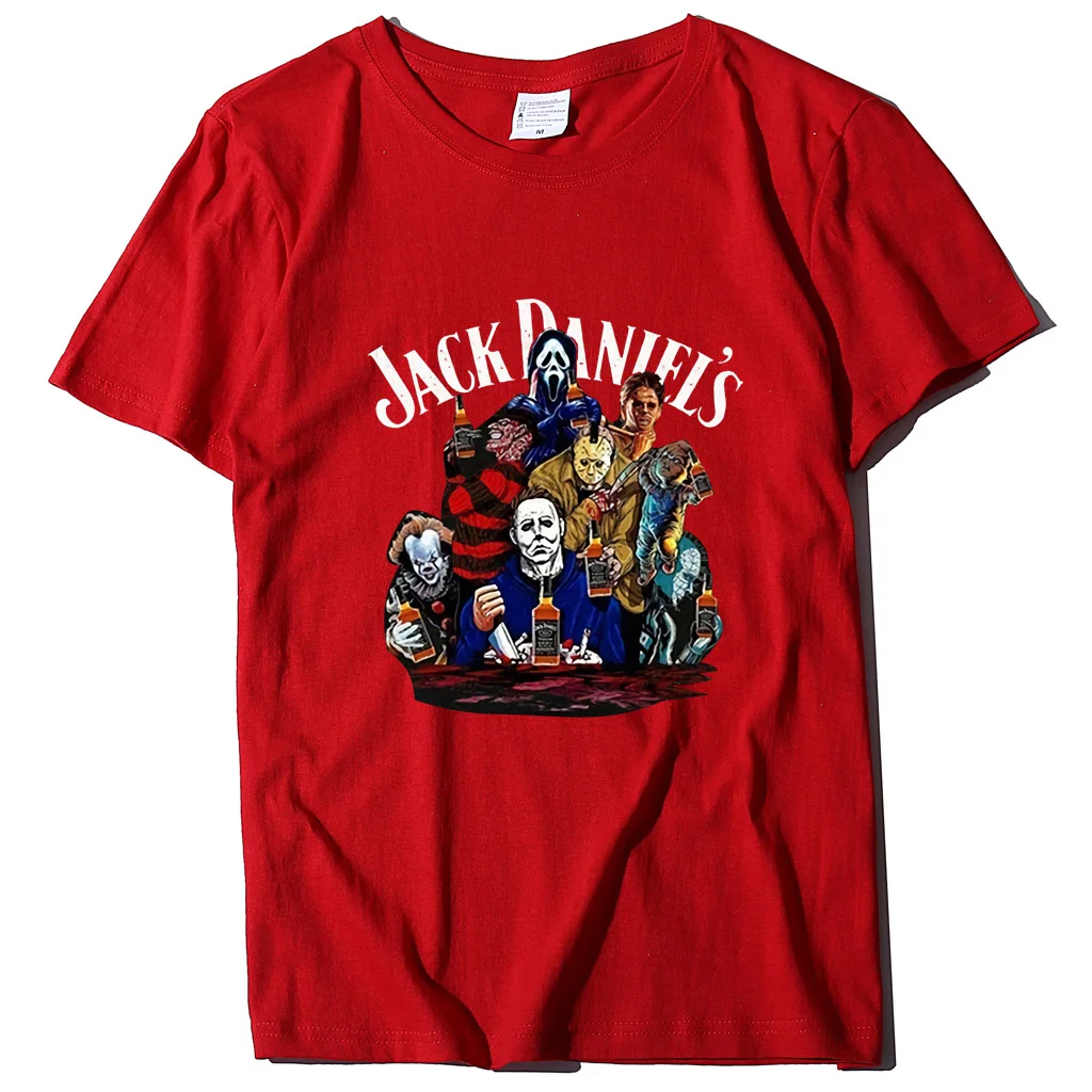 

2020 New Film And Television Works Print T Shirt Mens Cotton T-shirts Summer Skateboard Tee Boy Skate Tshirt Tops European Size