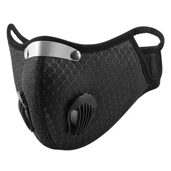 

Washable Anti-PM2.5 Dust Face Cover Mouth Muffle W/ Breathing Valve Breathble Cold Protection, Mask Filter