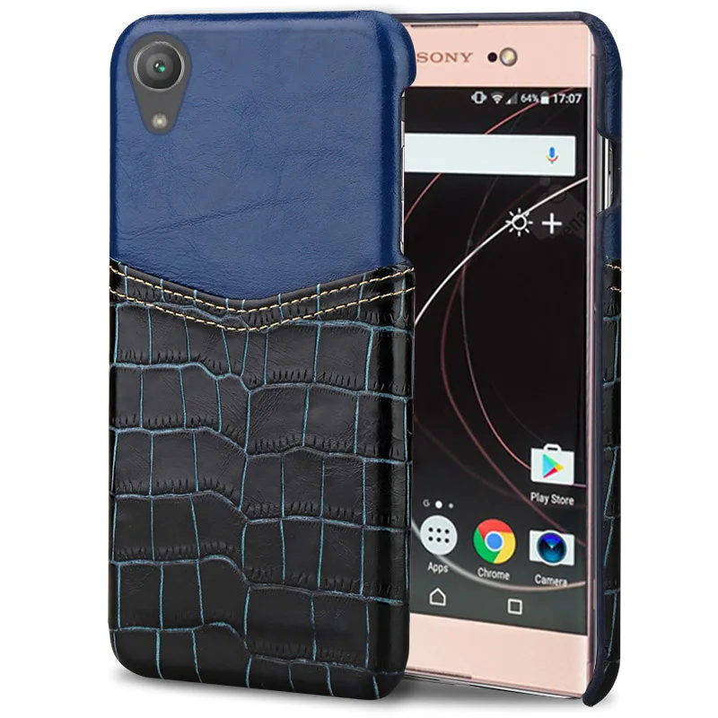 Чехол из натуральной кожи для sony Xperia X Z Z2 Z3 Z4 Z5 XZ2 XZ4 Compact XA XA1 XA2 Ultra XZ1 XZ Premium 5 8 10 Plus со