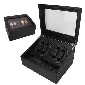 

Watch Display 4+6 Automatic Watch Winder Box Display Storage Box for Wristwatch Mechanical Watch 110-240V US Plug watch box