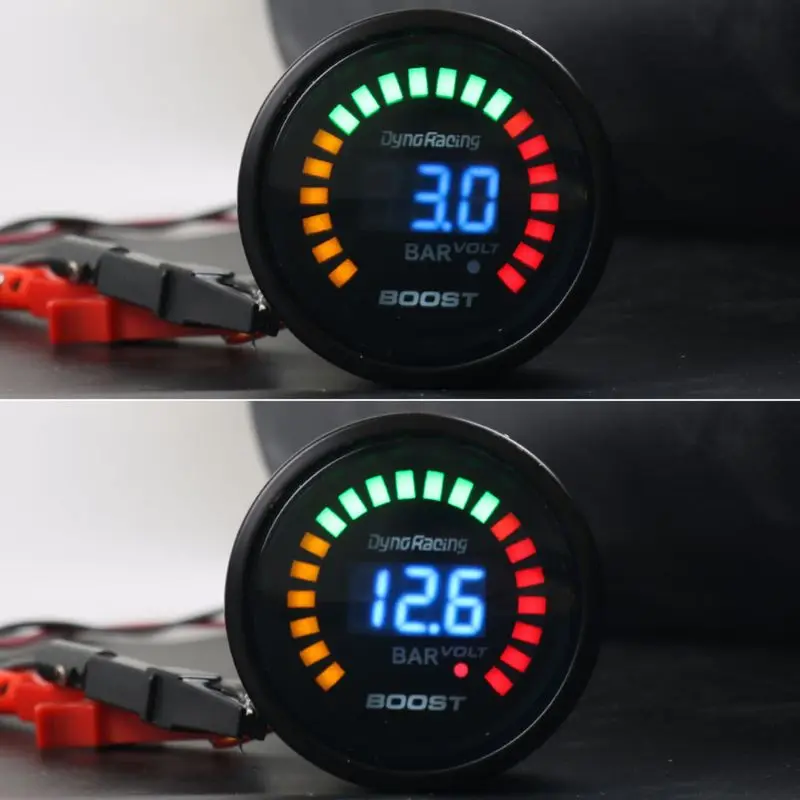 2 ''52 мм авто турбо Boost манометр-1~ 3 бар давление монитор 12 в w сенсор Y98E