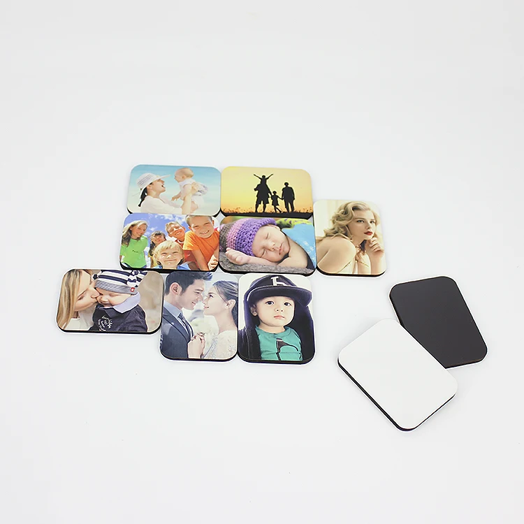 

15pcs/lot sublimation blank DIY Fridge Magnets Wooden rectangle MDF Refrigerator Sticker Creative Magnets Birthday Gift