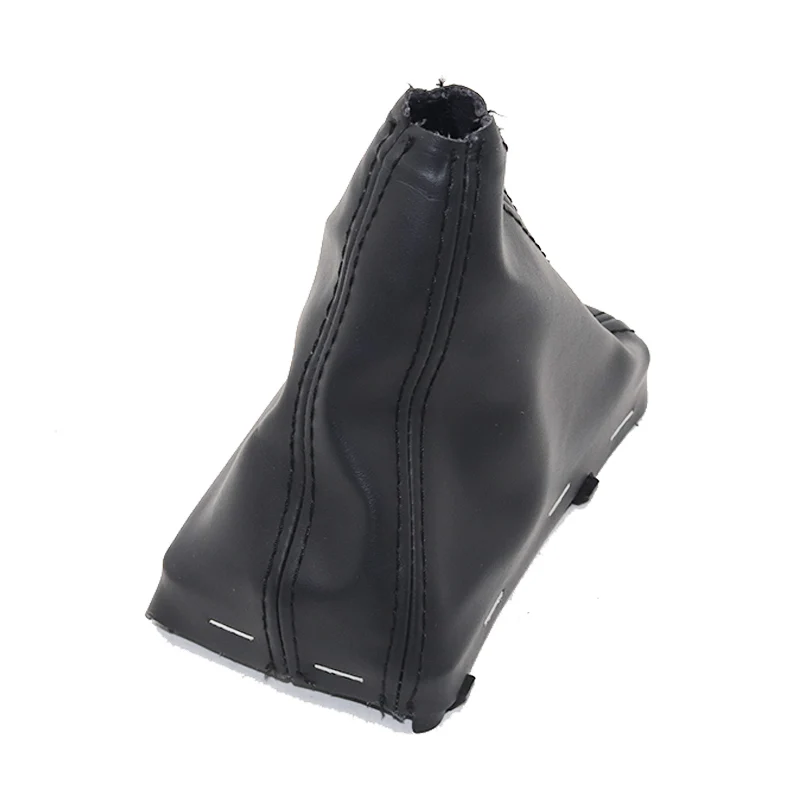 LHD Автомобильный кожаный хромированный рукоятка для рычага переключения передач ручки для AUDI A6 A7 A3 A4 A5 A6 c6 Q7 Q5 2009 2010 2011 2012 4G1 713 139 R - Название цвета: black boot