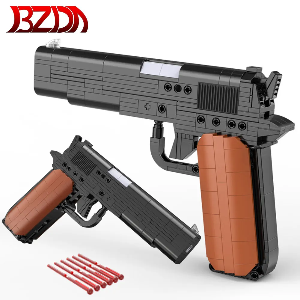 Игровые блоки each Arms PUBG M1911 полуавтоматический пистолет набор моделей пистолета