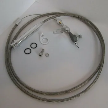 

700R4 STAINLESS BRAIDED KICKDOWN CABLE SBC BBC TRANSMISSION DETENT HOT ROD #6051 More Reliable To Use