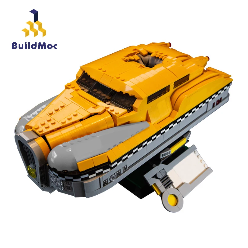 BuildMoc техническая Автомобильная станция такси строительные блоки MOC технический