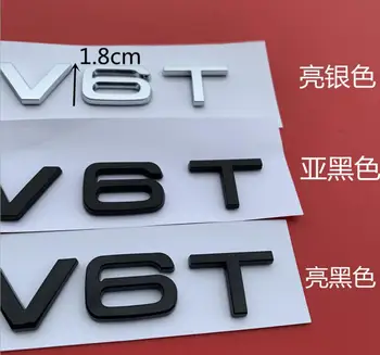 

20pcs ABS V6T V8T V10 Car Side Fender Emblems Styling Stickers for AUDI A1 A3 A4L A5 A6L A7 A8L Q2L Q3 Q5L Q7