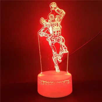 

Apex Pathfinder Alarm Clock Base Unique Decorative for Child Festival Bright Base LED Night Light Nightlight 7 Color with Remote