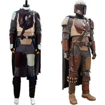 

Star The Mandalorian Cosplay Costume Coak Uniform Outfit Halloween Carnival Costume Men Women Custom Fancy Suit