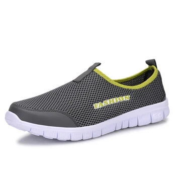 

2019 New Men Casual Shoes Men Slip On Sock Shoes Breathable Light Men Sneakers Beathable Mesh Shoes Non-slip A Couple Of Shoes