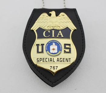 

Classic U.S.CIA-CENTRAL INTELLIGENCE AGENCY SPECIAL AGENT Badge No. 767 , Replica Movie Prop pin Badge