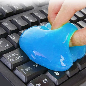 

AOZBZ Car Cleaning Glue Slime Jelly Gel Compound Dust Wiper Cleaner Laptop Computer Keyboard Car Interior Cleaner Color Random