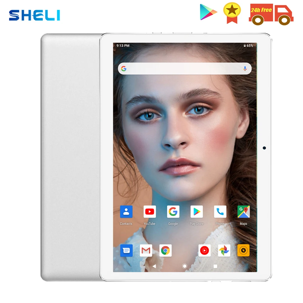 10-дюймовый планшет на Android 9 0 pie 32 Гб ПЗУ 1280x800 IPS большой экран Wi-Fi Bluetooth